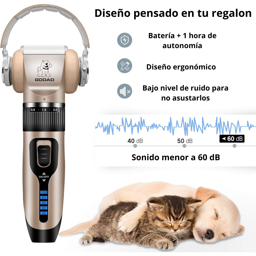 Máquina Hair Pet Clipper K5 para Mascotas